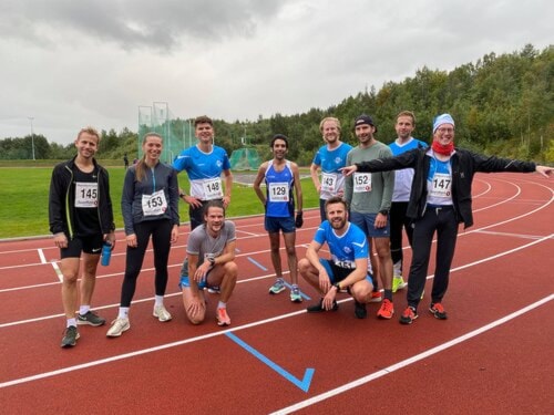 Trivelig avslutning på banesesongen i friidrett